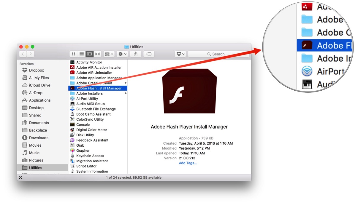 latest adobe flash player for mac pro